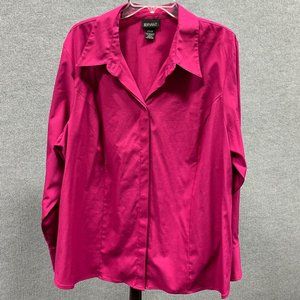 Lane Bryant 22/24W Hot Pink Stretch Top